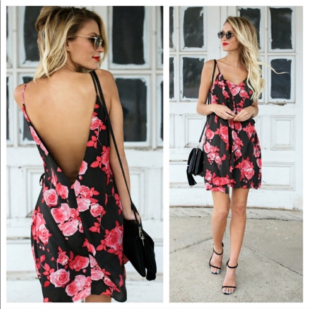 Floral printed dress